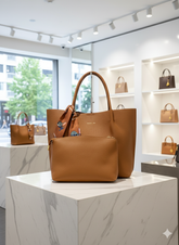 PECKER DIGE  PEBBLED LEATHER TOTE SET LADIES BAG